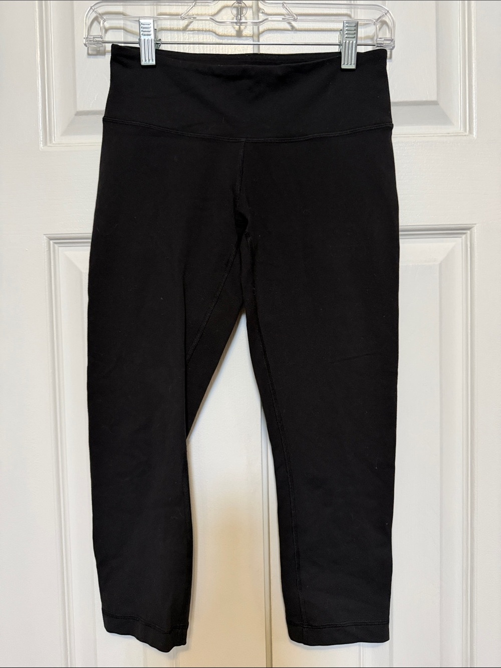 lululemon athletica Black Capri Leggings with Low/Mid-Rise Waist
